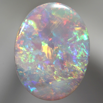 SOLID SEMI BLACK OPAL Bright rolling flashes. SEE VIDEO
